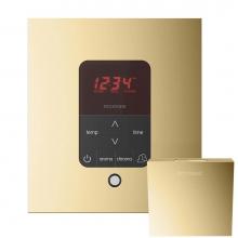 Mr. Steam Canada MSITPLUSSQ-PB - iTempo Plus Square Steam Shower Control in Polished Brass