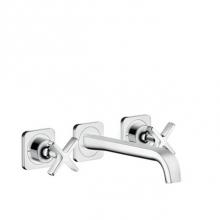 Axor Canada 36107001 - Axor Citterio E Widespread Wallmounted Lavatory Faucet