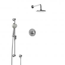 Riobel Canada KIT323EDTMC-EX - Type T/P (thermostatic/pressure balance) 1/2'' coaxial 2-way system with hand shower and