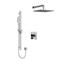 Riobel Canada KIT5123C - Type T/P (thermostatic/pressure balance) 1/2'' coaxial 2-way system with hand shower and