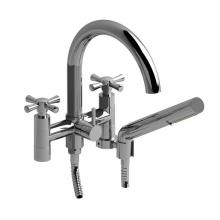 Riobel Canada ED06+C - 6'' tub filler with hand shower