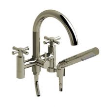 Riobel Canada ED06+PN - 6'' tub filler with hand shower