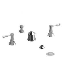 Riobel Canada ED09LC - 4-piece bidet faucet with integrated vacuum breaker