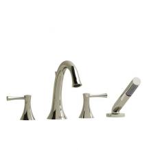 Riobel Canada ED12LPN - 4-piece deck-mount tub filler with hand shower