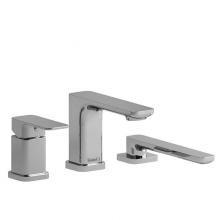 Riobel Canada EQ16C-SPEX - 3-piece Type P (pressure balance) deck-mount tub filler with hand shower PEX