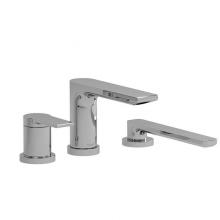 Riobel Canada FR10C - 3-piece deck-mount tub filler with hand shower