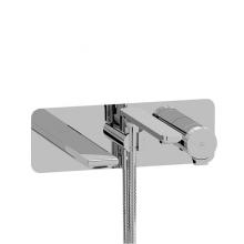 Riobel Canada FR21C - Wall-mount Type T/P (thermo/pressure balance) coaxial tub filler with hand shower