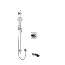 Riobel Canada KIT1244SAC-EX - 1/2'' 2-way Type T/P (thermostatic/pressure balance) coaxial system with spout and hand