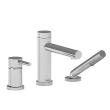 Riobel Canada TGS16C - 3-piece Type P (pressure balance) deck-mount tub filler with hand shower trim