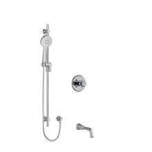 Riobel Canada KIT1244MMRDXC - 1/2'' 2-way Type T/P (thermostatic/pressure balance) coaxial system with spout and hand