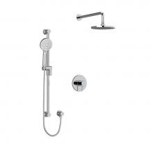 Riobel Canada KIT323SYTMC - Type T/P (thermostatic/pressure balance) 1/2'' coaxial 2-way system with hand shower and