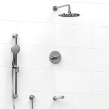 Riobel Canada KIT#1345C-SPEX - Type T/P (thermostatic/pressure balance) 1/2'' coaxial 3-way system with hand shower rai