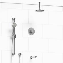 Riobel Canada KIT#1345CSTMC-6-EX - Type T/P (thermostatic/pressure balance) 1/2'' coaxial 3-way system with hand shower rai