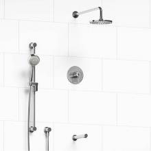 Riobel Canada KIT#1345CSTMC-SPEX - Type T/P (thermostatic/pressure balance) 1/2'' coaxial 3-way system with hand shower rai