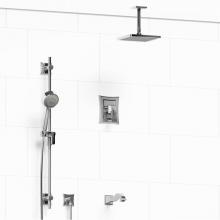 Riobel Canada KIT#1345EFC-6-EX - Type T/P (thermostatic/pressure balance) 1/2'' coaxial 3-way system with hand shower rai