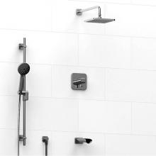 Riobel Canada KIT#1345SAC-EX - Type T/P (thermostatic/pressure balance) 1/2'' coaxial 3-way system with hand shower rai