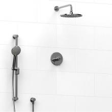 Riobel Canada KIT1623C-6-SPEX - Type T/P 1/2'' coaxial system with hand shower rail and shower head PEX