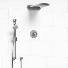 Riobel Canada KIT#2745EDTMC-SPEX - Type T/P (thermostatic/pressure balance) 1/2'' coaxial 3-way system with hand shower rai