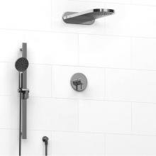 Riobel Canada KIT#2745PXTMC-EX - Type T/P (thermostatic/pressure balance) 1/2'' coaxial 3-way system with hand shower rai