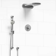 Riobel Canada KIT#2745SYTMC-EX - Type T/P (thermostatic/pressure balance) 1/2'' coaxial 3-way system with hand shower rai