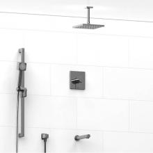 Riobel Canada KIT#2845C-6-EX - Type T/P (thermostatic/pressure balance) 1/2'' coaxial 3-way system with hand shower rai