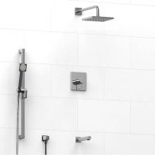 Riobel Canada KIT2845C-6-EX - Type T/P 1/2'' coaxial 3-way system with hand shower rail, shower head and spout EXPANSI