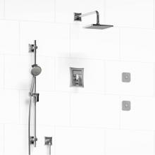 Riobel Canada KIT#3545EFC - Type T/P (thermostatic/pressure balance) 1/2'' coaxial 3-way system, hand shower rail, e