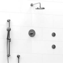 Riobel Canada KIT#3545RUTMC - Type T/P (thermostatic/pressure balance) 1/2'' coaxial 3-way system, hand shower rail, e