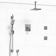 Riobel Canada KIT#3545ZOTQC-6-EX - Type T/P (thermostatic/pressure balance) 1/2'' coaxial 3-way system, hand shower rail, e