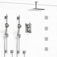 Riobel Canada KIT#783EFC-6 - Type T/P (thermostatic/pressure balance) 3/4'' double coaxial system with 2 hand shower