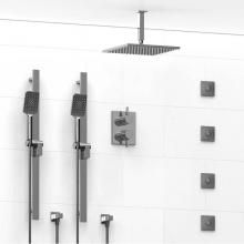 Riobel Canada KIT#783PXTQC-6 - Type T/P (thermostatic/pressure balance) 3/4'' double coaxial system with 2 hand shower