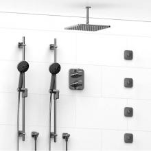 Riobel Canada KIT#783SAC-6 - Type T/P (thermostatic/pressure balance) 3/4'' double coaxial system with 2 hand shower