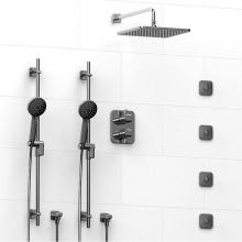 Riobel Canada KIT#783SAC - Type T/P (thermostatic/pressure balance) 3/4'' double coaxial system with 2 hand shower