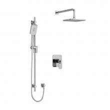 Riobel Canada K323EQCEX - Type T/P (thermostatic/pressure balance) 1/2'' coaxial 2-way system with hand shower and