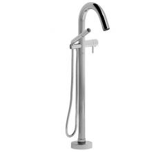 Riobel Canada SY39C - 2-way Type T (thermostatic) coaxial floor-mount tub filler with hand shower