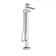 Riobel Canada TUS39C - 2-way Type T (thermostatic) coaxial floor-mount tub filler with hand shower trim