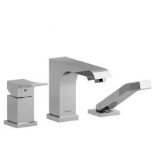 Riobel Canada ZO16C - 3-piece Type P (pressure balance) deck-mount tub filler with hand shower