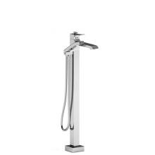 Riobel Canada TZO39C - 2-way Type T (thermostatic) coaxial floor-mount tub filler with hand shower trim