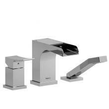 Riobel Canada TZOOP16C - 3-piece Type P (pressure balance) deck-mount tub filler with hand shower trim