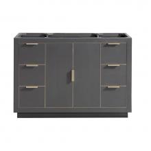 Avanity AUSTEN-V48-TGG - Avanity Austen 48 in. Vanity Only in Twilight Gray with Gold Trim