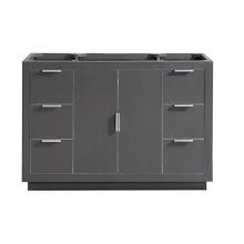 Avanity AUSTEN-V48-TGS - Avanity Austen 48 in. Vanity Only in Twilight Gray with Silver Trim