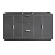 Avanity AUSTEN-V60-TGS - Avanity Austen 60 in. Vanity Only in Twilight Gray with Silver Trim