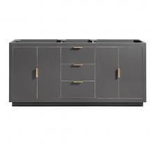 Avanity AUSTEN-V72-TGG - Avanity Austen 72 in. Vanity Only in Twilight Gray with Gold Trim