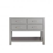 Avanity BROOKS-V42-CG - Avanity Brooks 42 in. Vanity Only in Chilled Gray finish