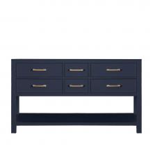 Avanity BROOKS-V60-NB - Avanity Brooks 60 in. Vanity Only in Navy Blue