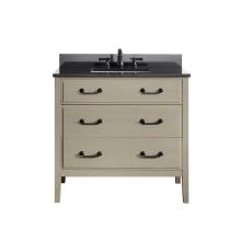 Avanity DELANO-VS36-TG-A - Avanity Delano 37 in. Vanity in Taupe Glaze finish with Black Granite Top