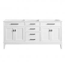 Avanity MADISON-V72-WT - Avanity Madison 72 in. Vanity Only in White finish