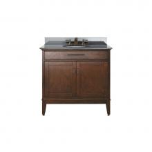 Avanity MADISON-VS36-TO-A - Avanity Madison 37 in. Vanity in Tobacco finish with Black Granite Top