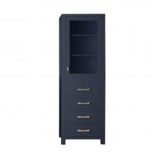 Avanity MODERO-LT24-NB - Avanity Modero 24 in. Linen Tower in Navy Blue