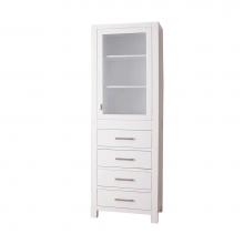 Avanity MODERO-LT24-WT - Avanity Modero 24 in. Linen Tower in White finish